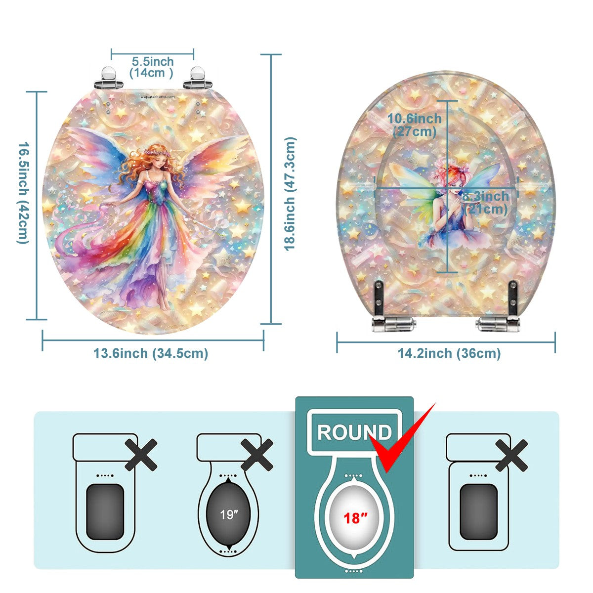 Fairy Universal Toilet Seat
