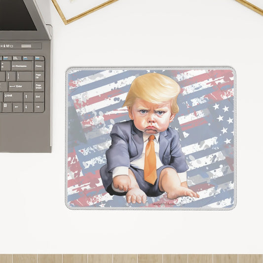 Donald Trump, Baby Trump, Mouse Pad with Rubber Lock Edge – 4 Sizes