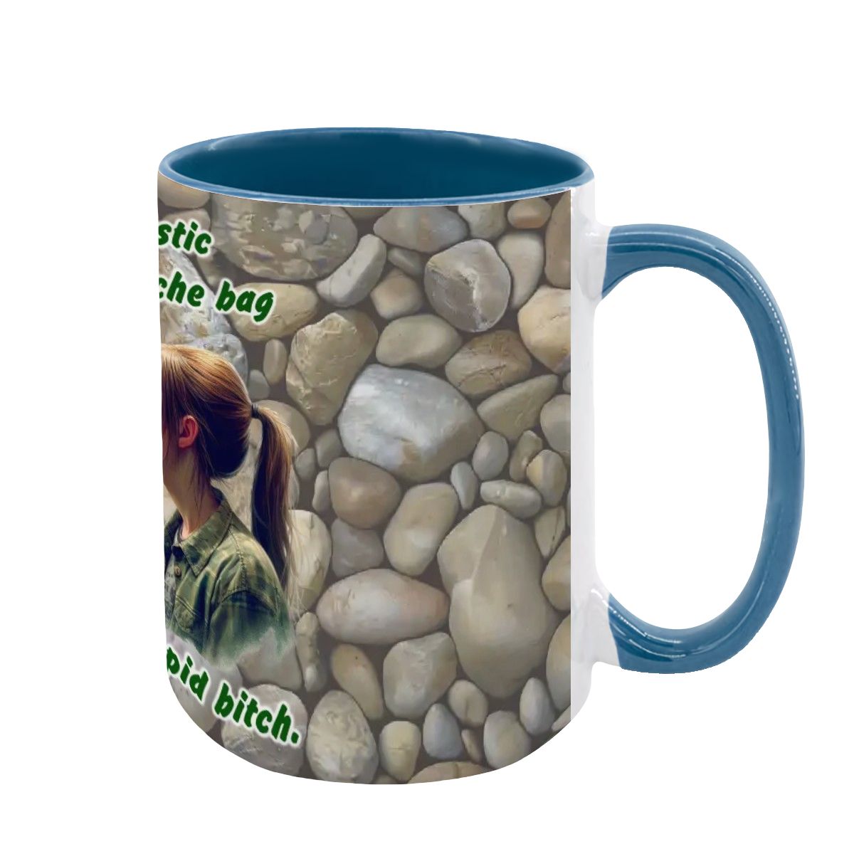 Sarcastic Sasquatch "I'll stop being..", Large 15 Ounce Colorful Mugs – Made In USA
