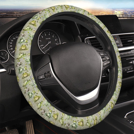 10 Animal Designs, Rugged Auto Steering Wheel Cover - 15"