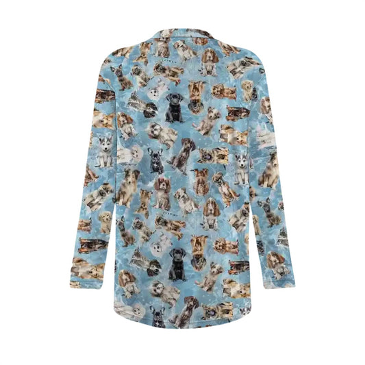 Animal Themed Women’s long sleeved cardigan, sweater vest