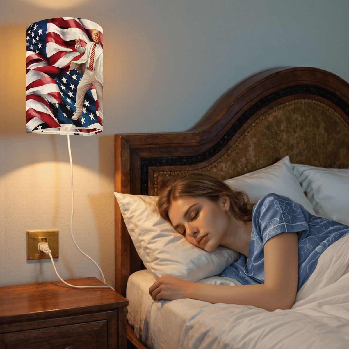 Trump Dancing, Wall Sconces, Set of 2, Plug In