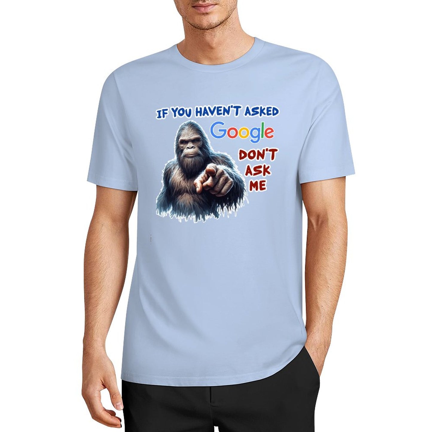 DTF 160gsm Cotton Men's Short Sleeve T-shirt (Front Printing)