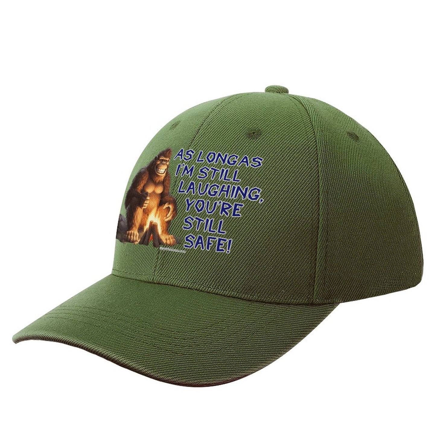 “Sarcastic Sasquatch” Series Polyester Baseball Caps – “As long as I’m laughing…”