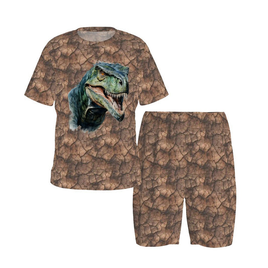 Children’s 2 Piece Short Pajama Set - Dinosaur