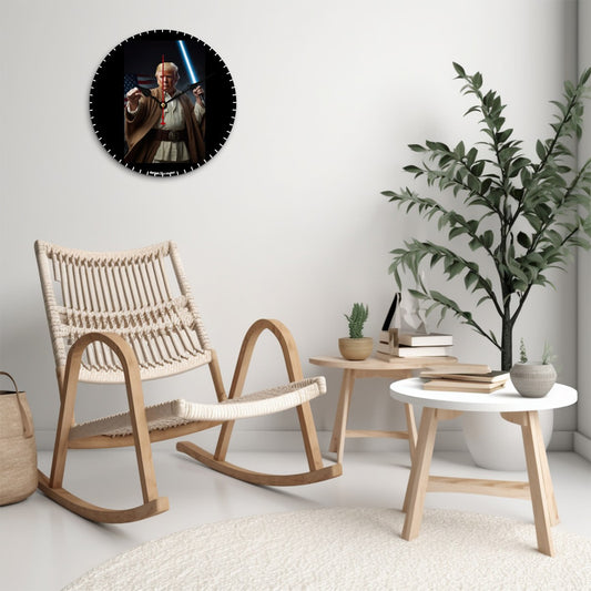 Donald Trump Jedi, Wooden Wall Clock