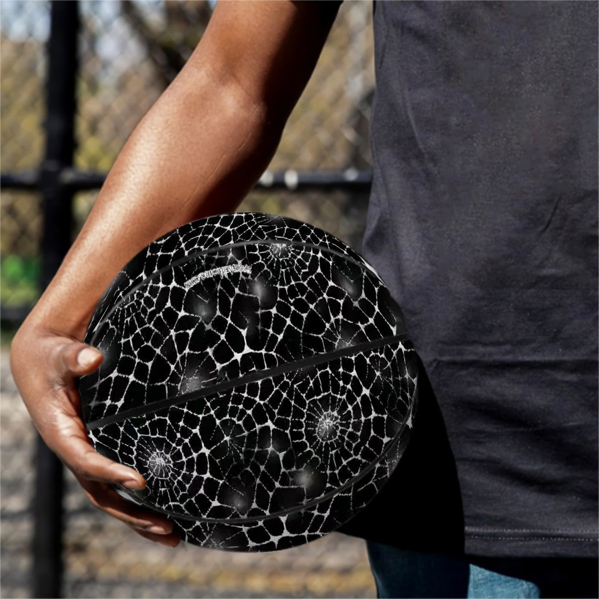 Spider Web, Leather Basketball