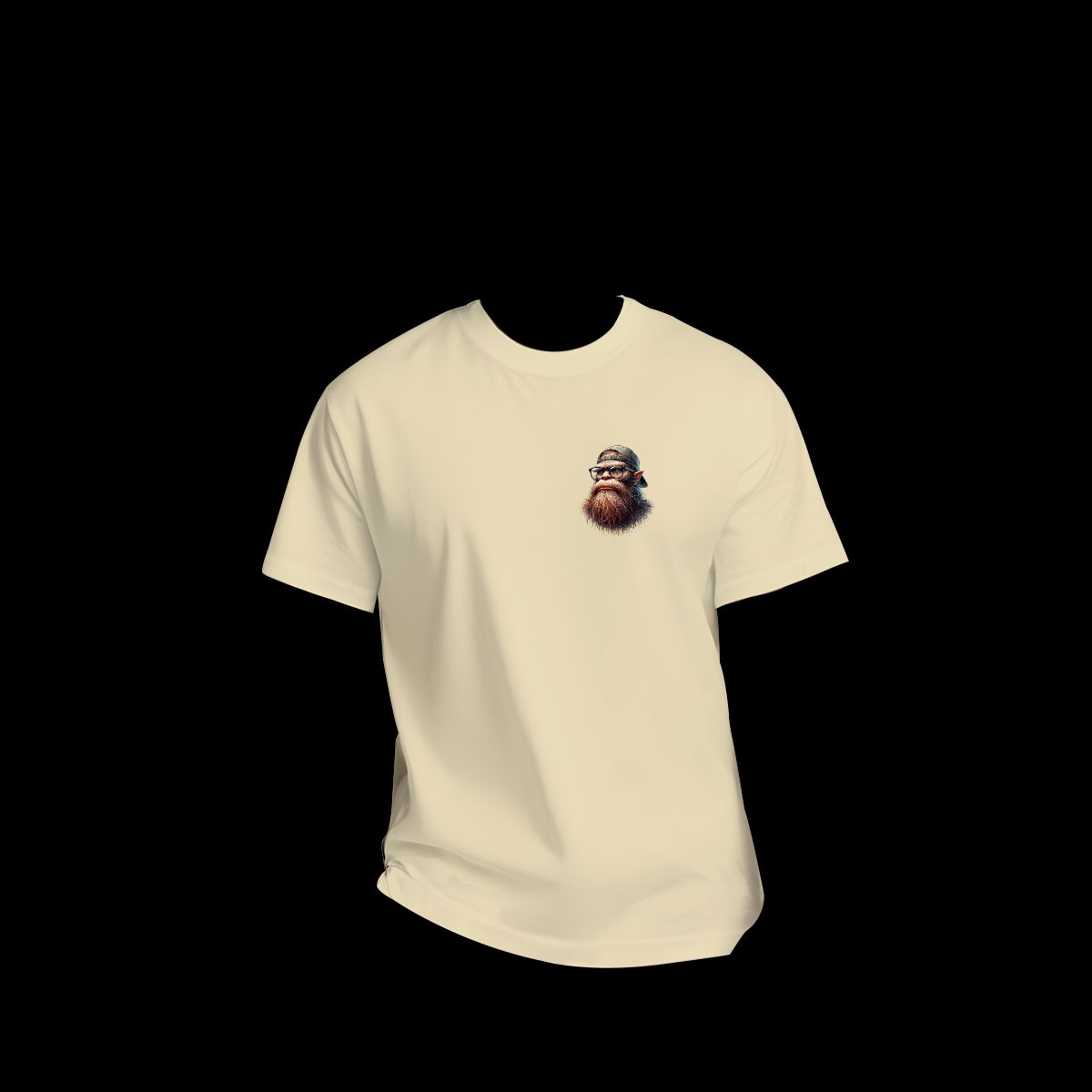 Sarcastic Sasquatch Short Sleeve 100% Cotton T-shirt- Double Sided