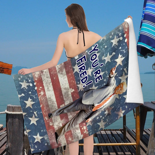 52” x 32” Microfiber Bath Towel - Donald Trump "You're Fired"