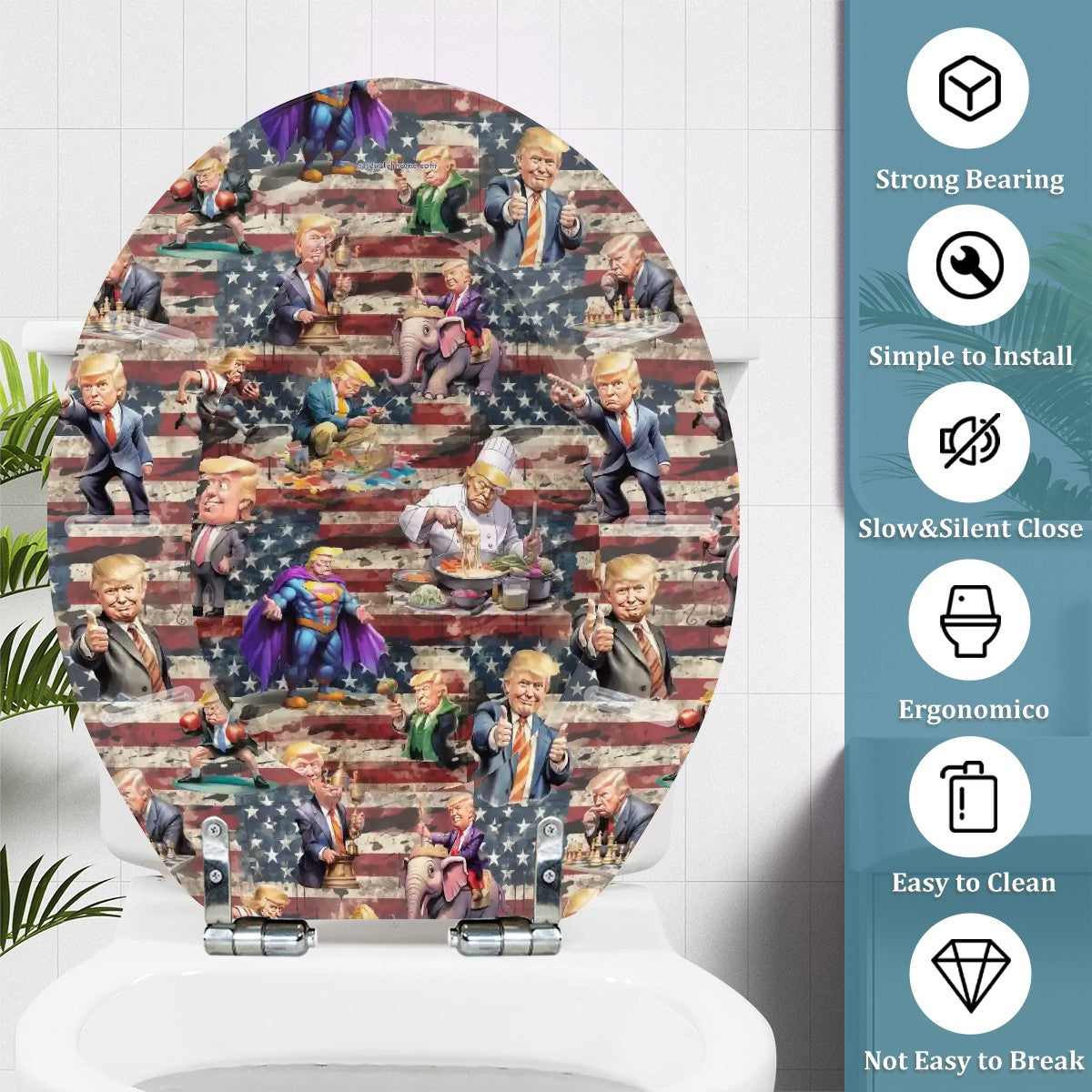 Donald Trump, "You're Fired" Universal Toilet Seat