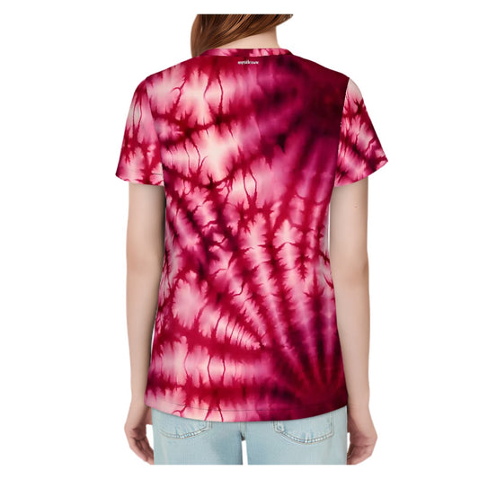 Beautiful, Tie-Dye Women’s Short Sleeve T-Shirts - Many Designs