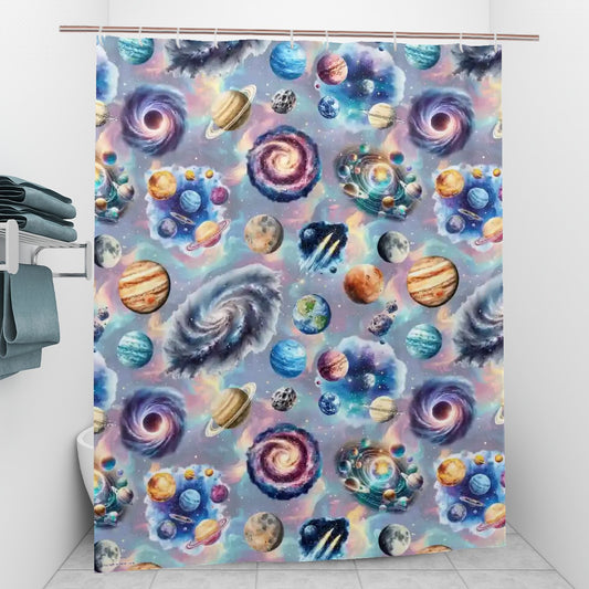 20 Misc Designs, Polyester Shower Curtain in 4 sizes