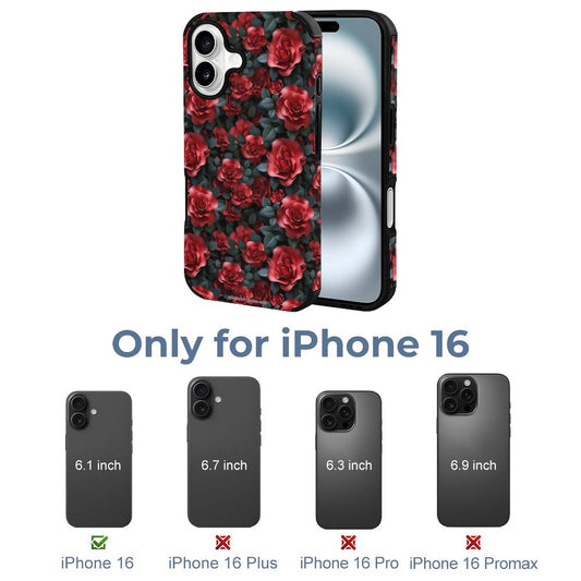 10 Flower Designs, Microfiber iPhone 16 Cases