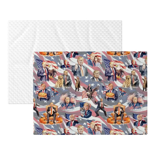 Donald Trump, MAGA, Fluffy, Soft Dog Blanket