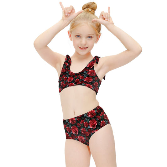 10 Beautiful Flower Designs, Girl bikini swimsuits, Girl two piece swimsuit