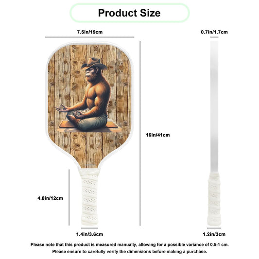 Zen Sasquatch Bigfoot Pickleball Paddle