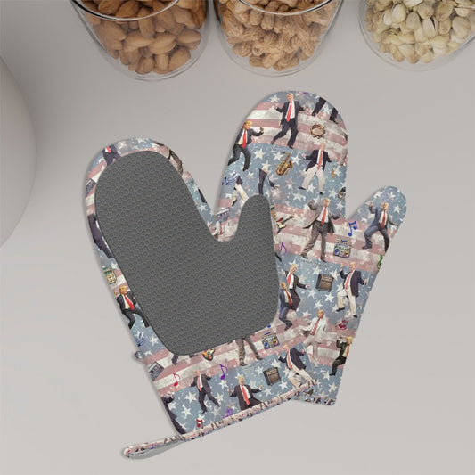 20 Donald Trump Designs, Heat Resistant Silicone Oven Mitts Set