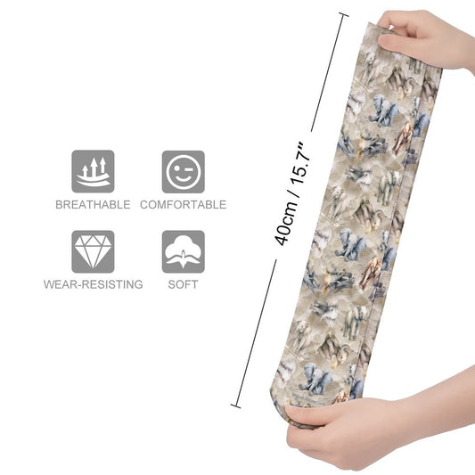 10 Animal Designs, 15.5 Inch Tube Socks