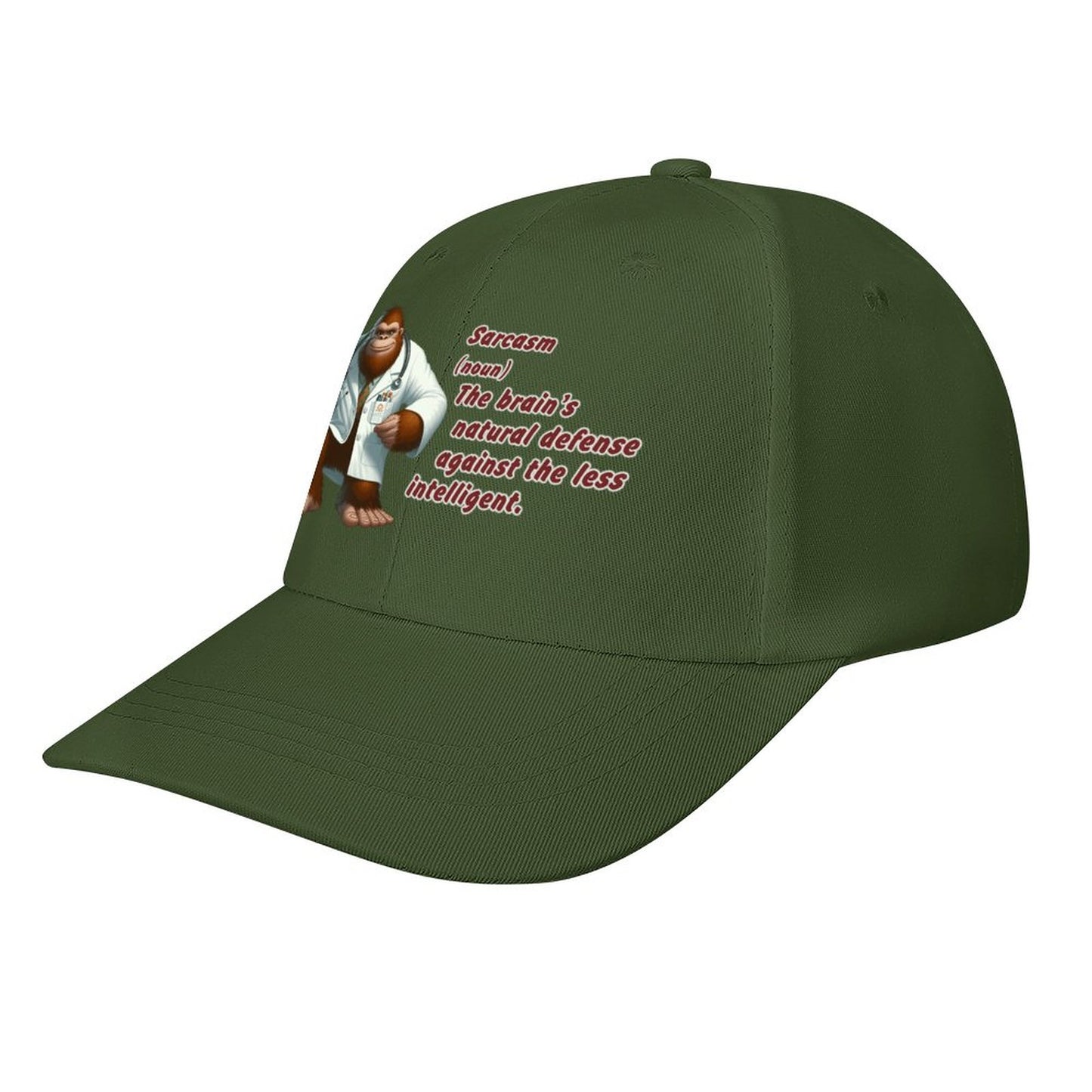Dr Bigfoot, Sasquatch, "Sarcasm", Baseball Cap – 8 Colors