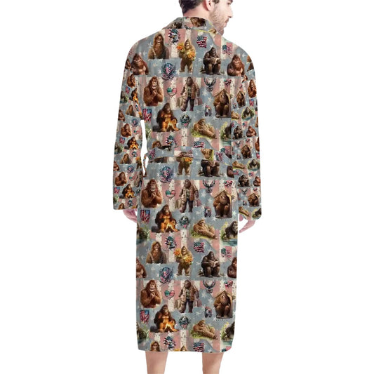 20 Bigfoot, Sasquatch Designs, Polyester Bath Robe