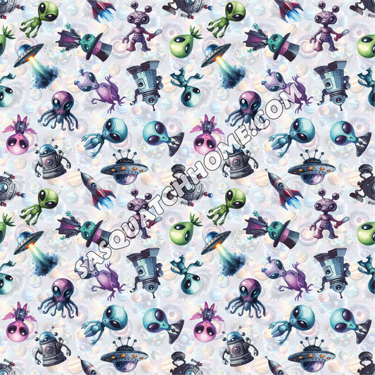 Alien Cotton Fabric 2