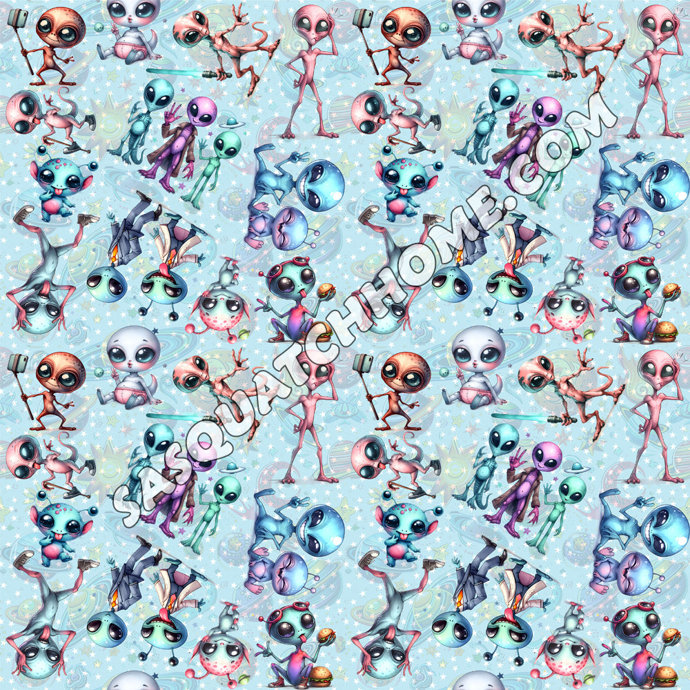 Alien Cotton Fabric 3