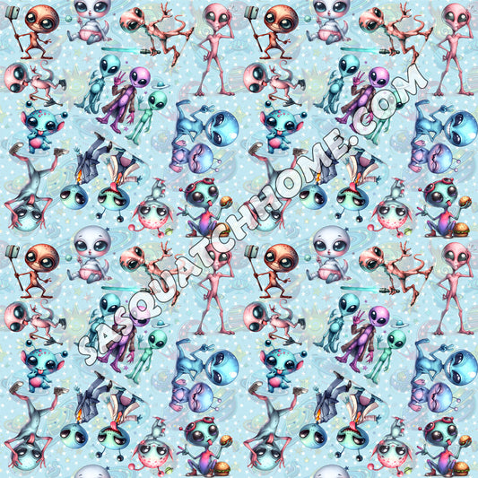 Alien Cotton Fabric 3