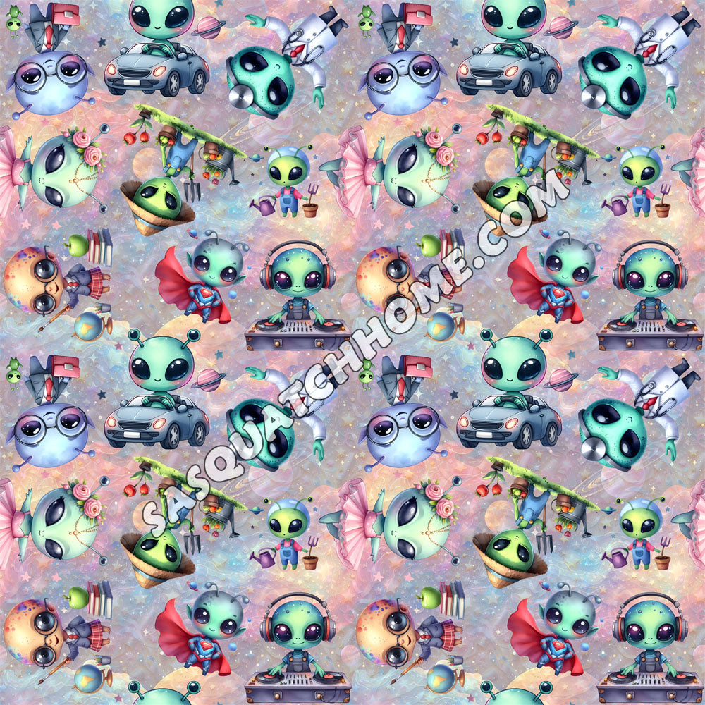 Alien Cotton Fabric 6