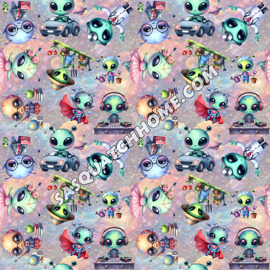 Alien Cotton Fabric 6
