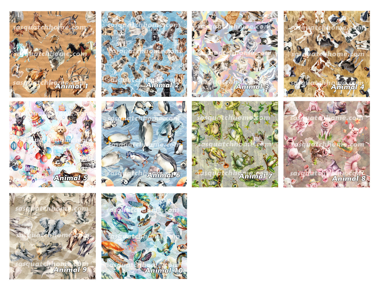 Samsung S21 Ultra, Phone Case / Flip Cover Wallet - Animal (10) Designs