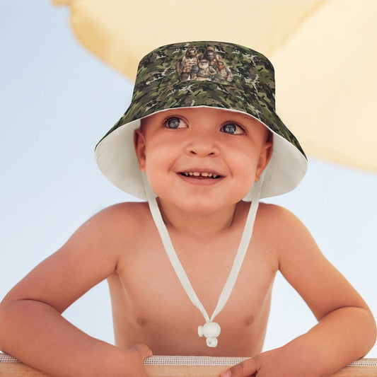 Bigfoot / Sasquatch Family, Kid’s Bucket Hat