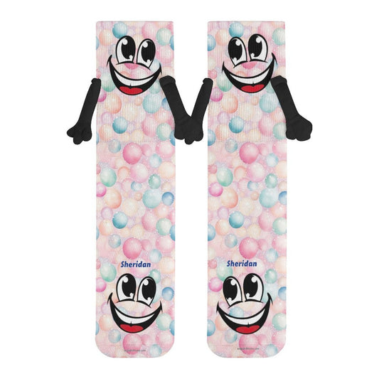 Magnetic Holding Hands Funny Socks – PERSONALIZE FREE