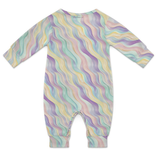 Baby Fairy, Long Sleeve Baby / Toddler Romper, Faux Cotton