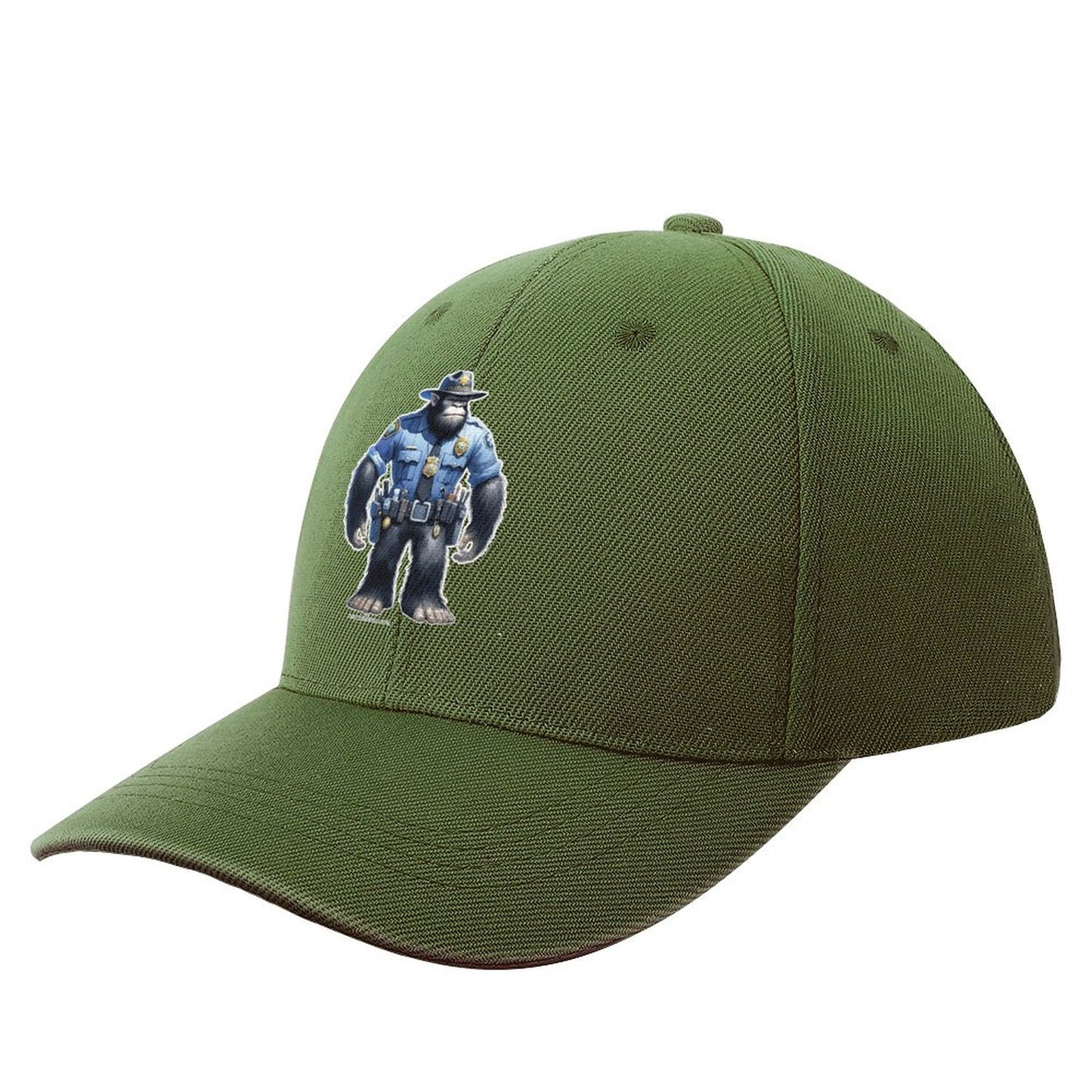 Bigfoot, Sasquatch Police Officer - Polyester Baseball Cap
