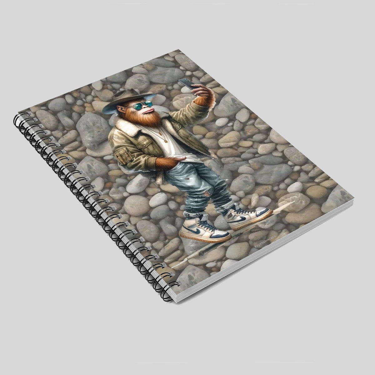 Bigfoot / Sasquatch Spiral Notebook