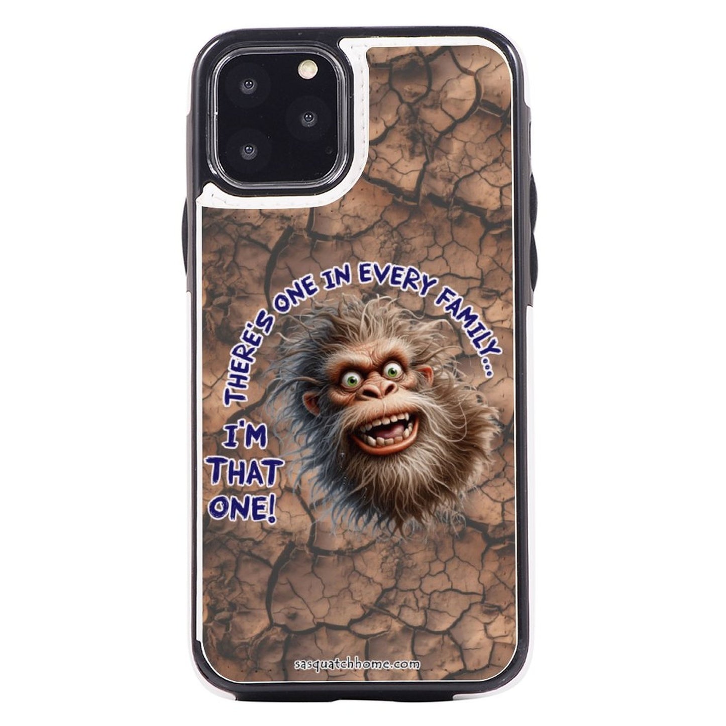 iPhone 11 Pro Bigfoot, Sasquatch Cell Phone Flip Wallet Case – “There’s one…”