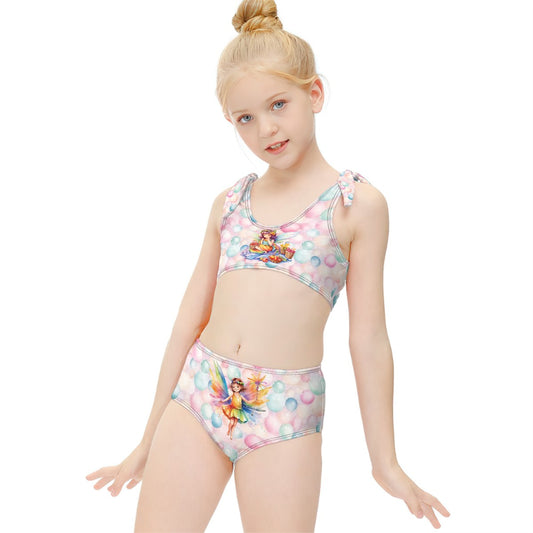 Rainbow Fairy, Girl bikini swimsuits, Girl two piece swimsuit