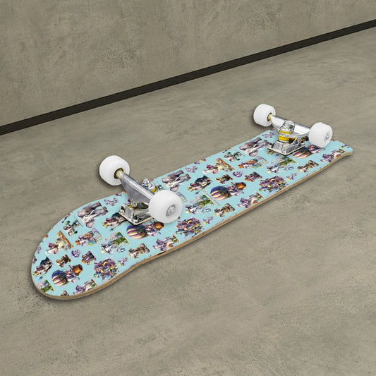 20 Misc Designs, High Density 7 Layer Skateboard, Made In USA