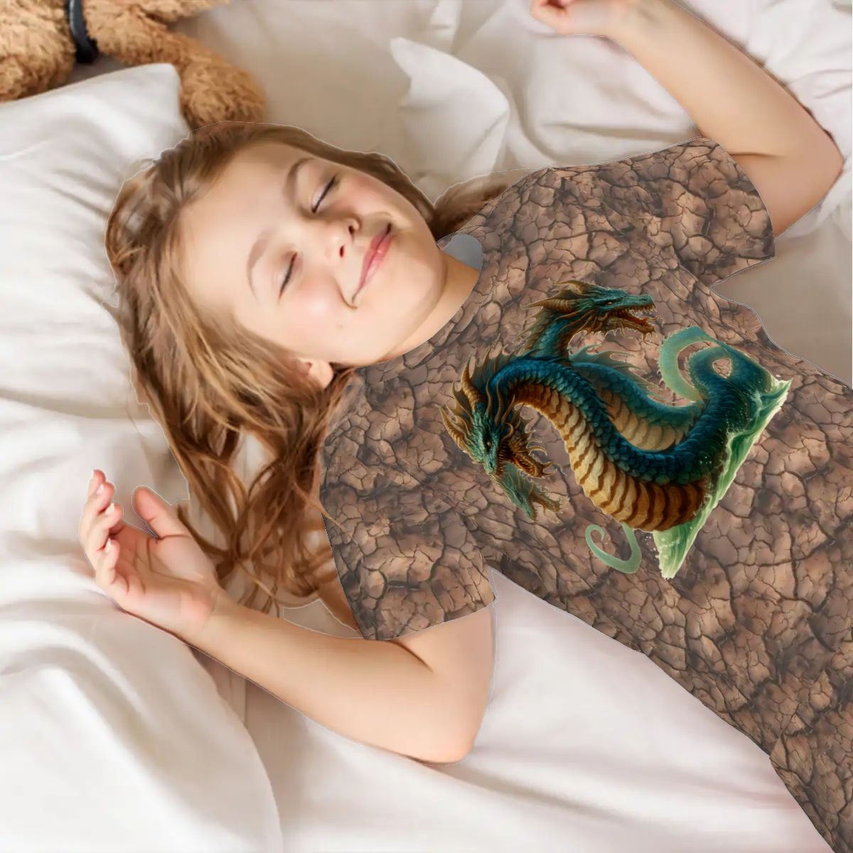 Children’s 2 Piece Short Pajama Set, Hydra