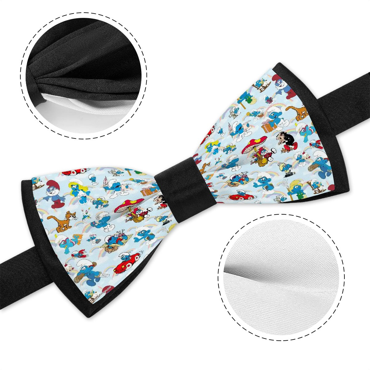 Smurf Polyester Bow Tie