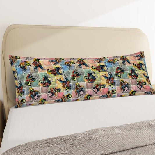 20 Bigfoot / Sasquatch Designs, Long Body Pillow Case