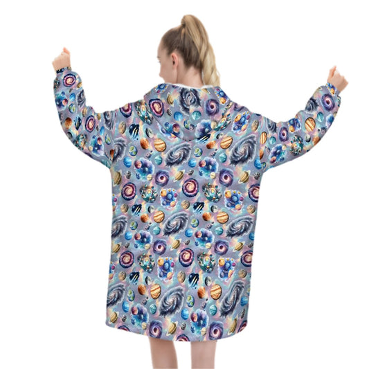 AWESOME Designs - Adult Blanket Hoodie, zombies, smurfs, dragons & More