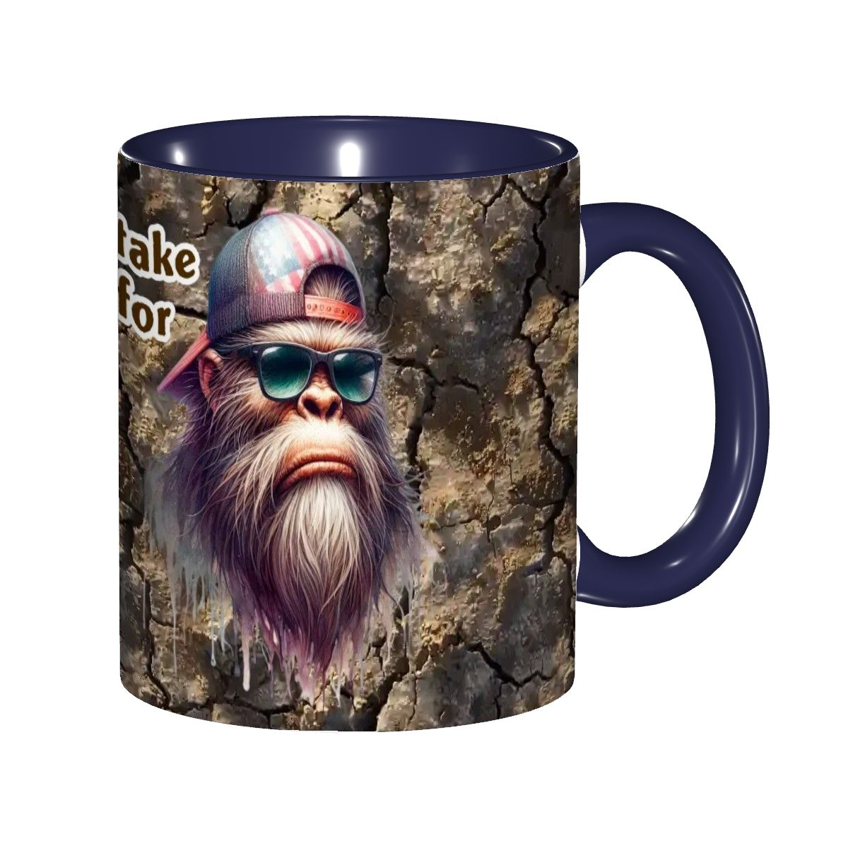Sarcastic Sasquatch Collection, 11.2 Oz Ceramic Coffee Mug- Don't Mistake