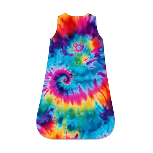 Sleeveless Baby Sleep Sack - TIE Dye Collections - 19 Designs, tie dye sleep bag, hippie baby sleep bag