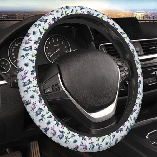 6 Alien Designs, Rugged Auto Steering Wheel Cover - 15"