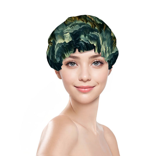 Zen Bigfoot / Sasquatch Cowboy, Reusable Shower Cap