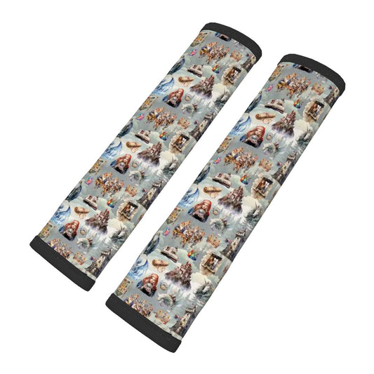 20 Misc Designs, Seat Belt Cover Pad For Adults 2 Pcs
