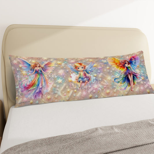 Beautiful Fairies, Long Body Pillow Case