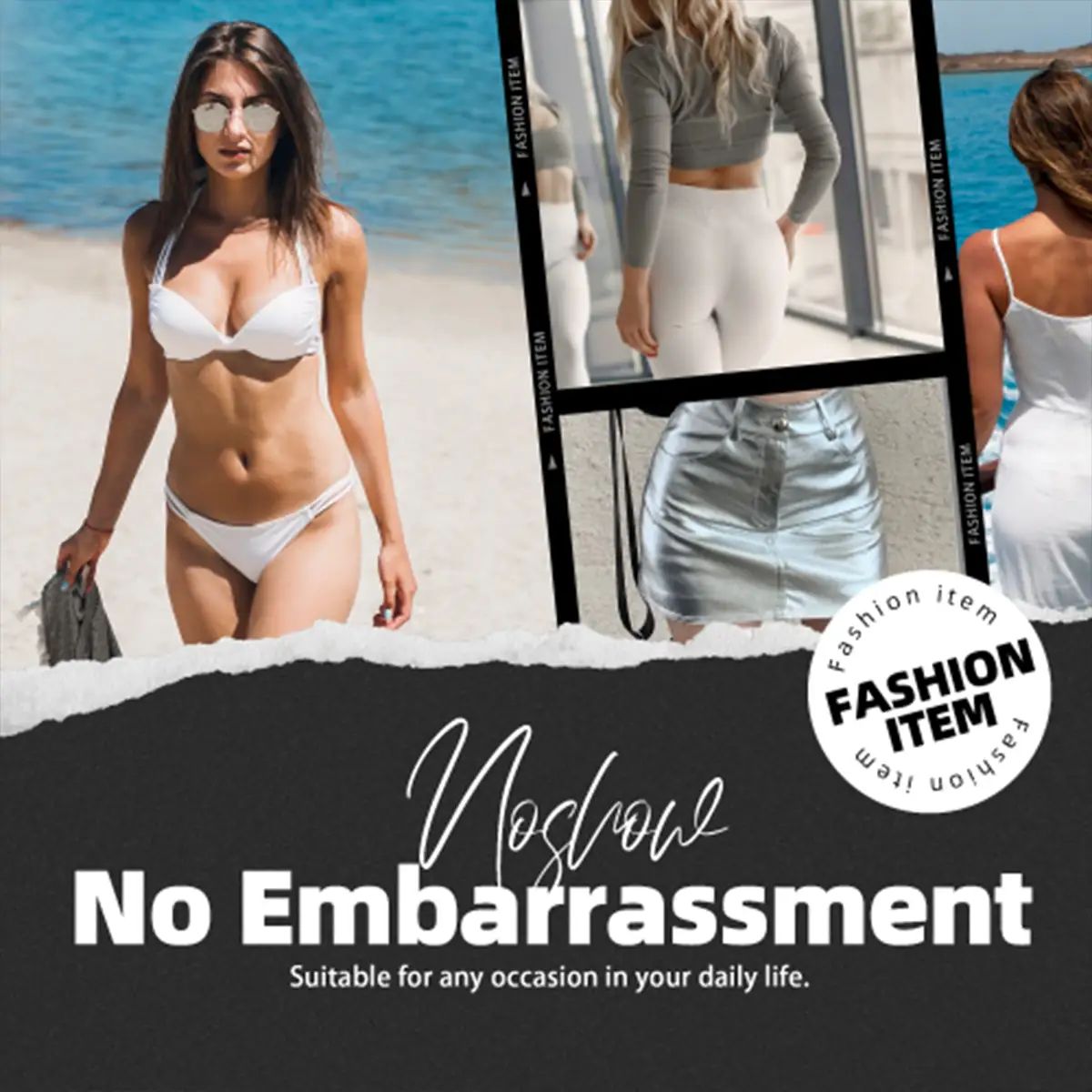 Women’s Polyester Thong, Panties, Underwear - "Let's Smurf"