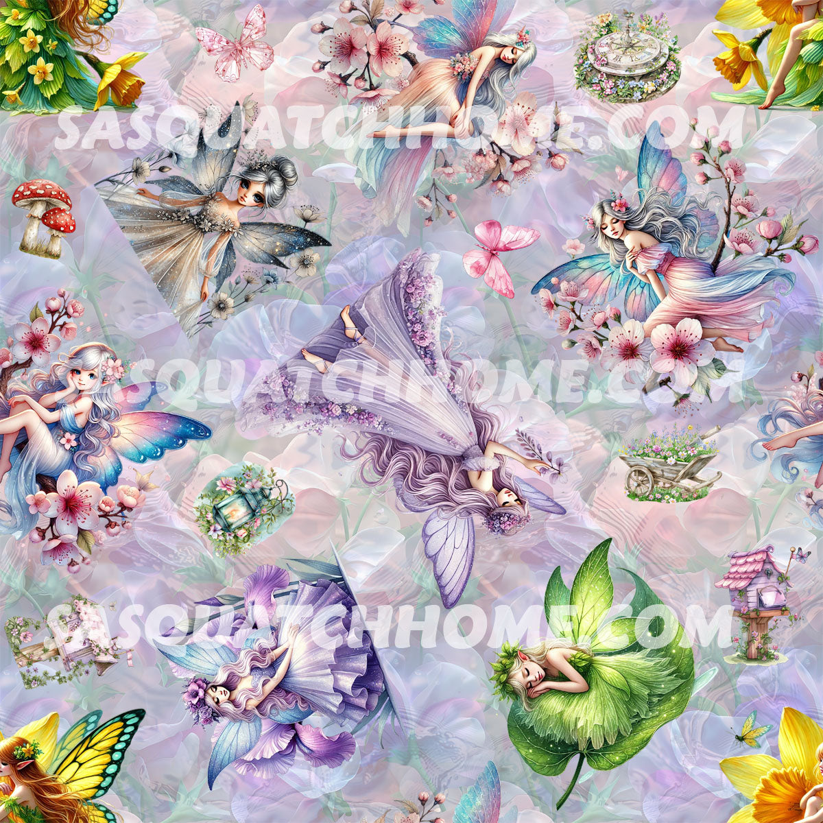 Fluffy, Soft Dog Blanket, Fairy Designs